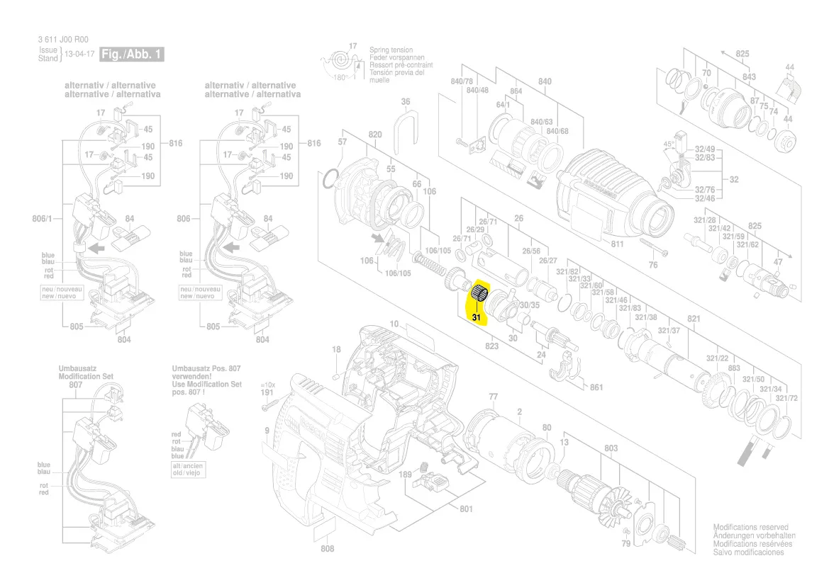 Couronne à aiguille réf. 1 610 913 016